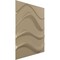 Ekena Millwork 19 5/8in. W x 19 5/8in. H Wave EnduraWall Decorative 3D Wall Panel Covers 2.67 Sq. Ft. WP20X20WVECE - alternate 6